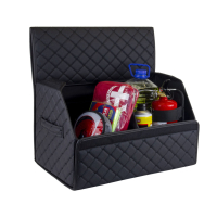 Organizer do bagażnika Alfa Cars ECO M 30×30×50 cm – czarny romb 