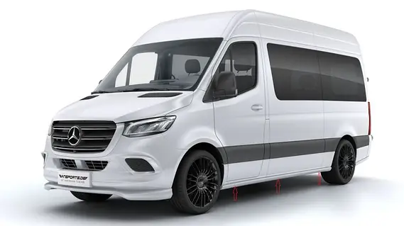 Dywaniki samochodowe Mercedes-Benz W907-910 Sprinter (2018-…)
