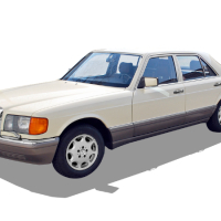 Dywaniki samochodowe Mercedes-Benz W126 S-Class (1979-1991)