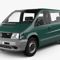 Dywaniki samochodowe Mercedes-Benz W638 V-Class Vito (1996-2003)