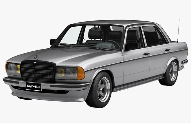 Dywaniki samochodowe Mercedes-Benz W123 (1975-1986)